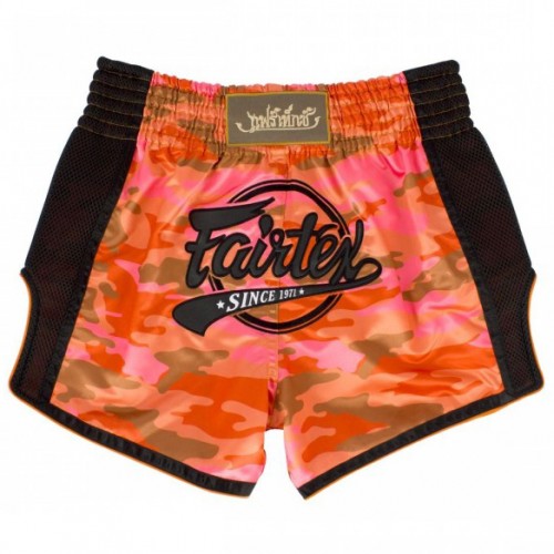 Тайские шорты Fairtex (BS-1711 Orange Camo)